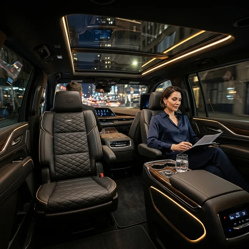 Hourly Livery luxury interior detail